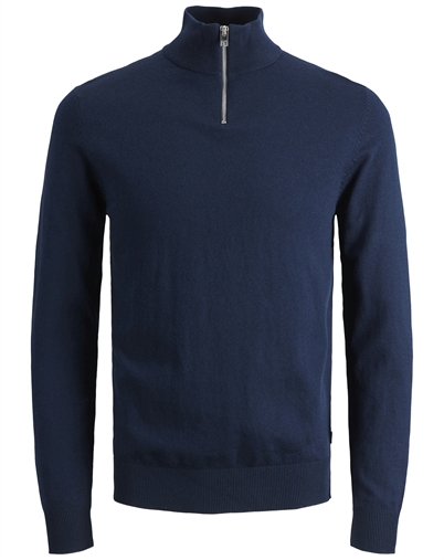 Jack & Jones Junior - JJEEmil Half Zip Strik - Navy Blazer